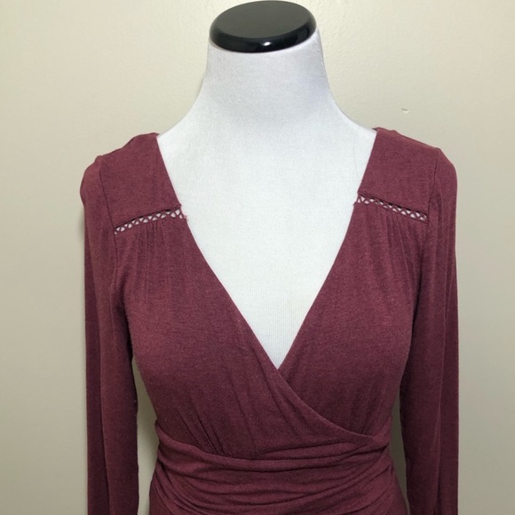 Anthropologie Maeve Galena Faux Wrap Midi Dress - Picture 2 of 5